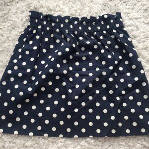 J Crew polka dot skirt